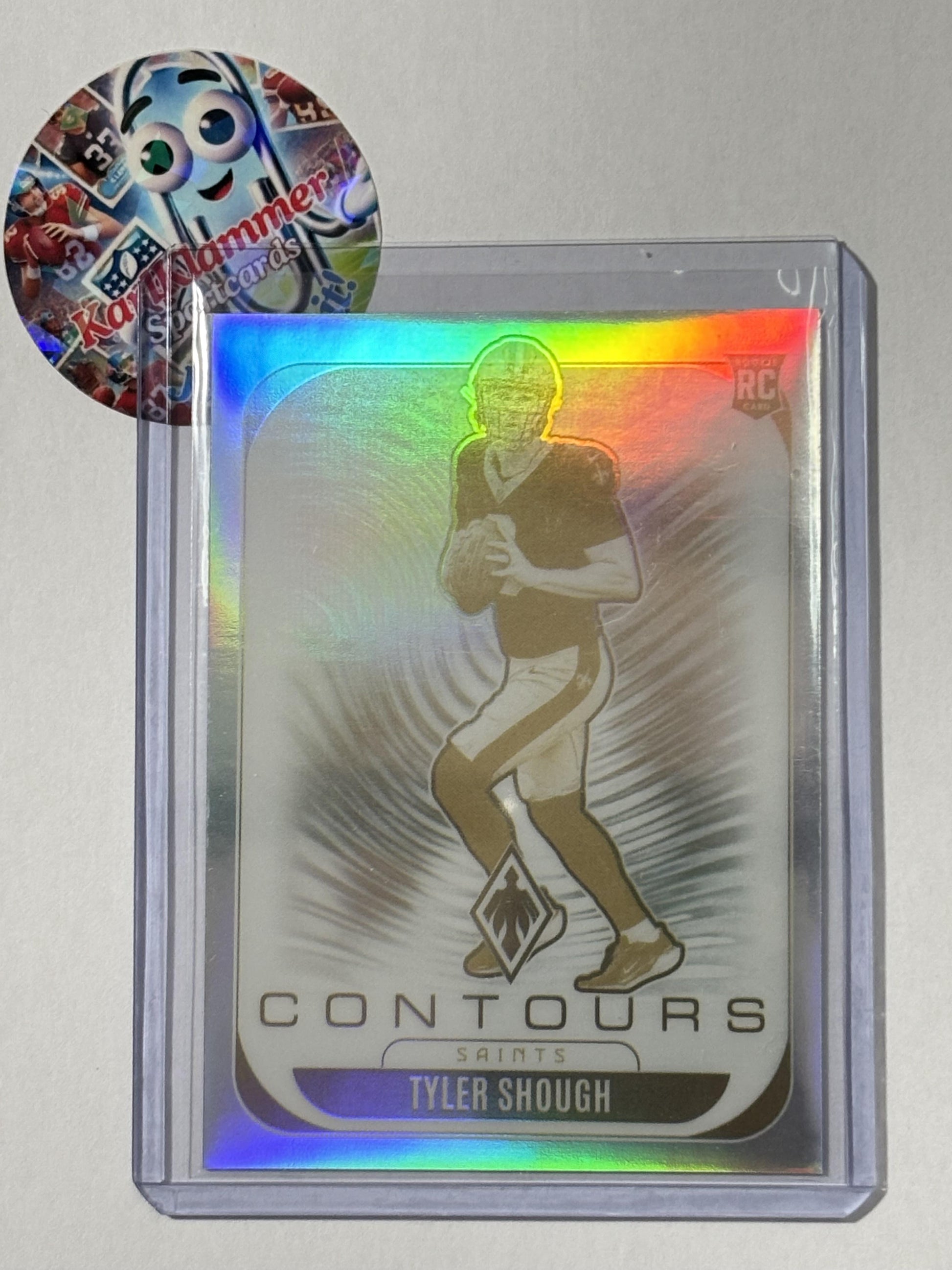 2025 Panini Phoenix #23 Tyler Shough Contours New Orleans Saints