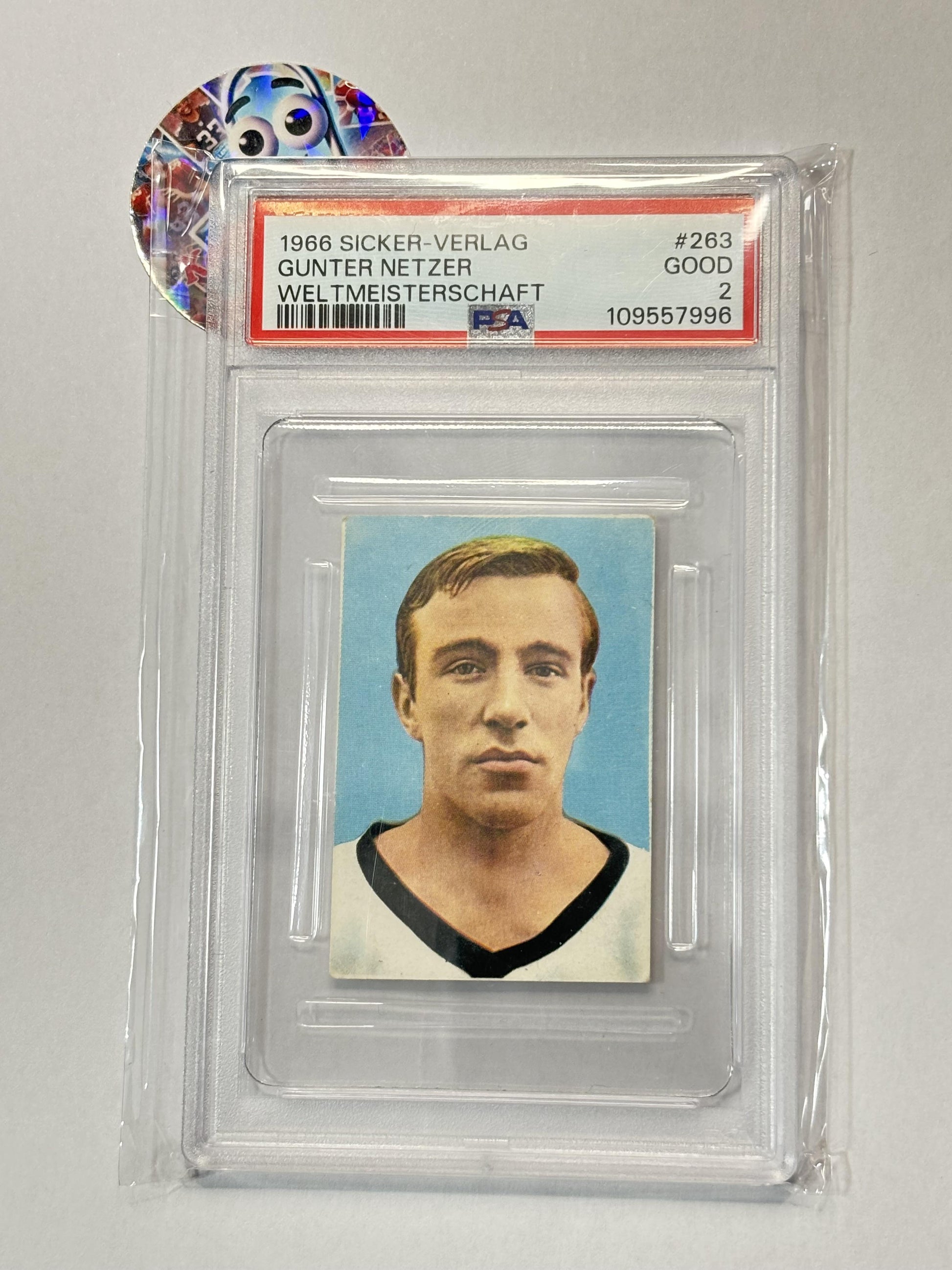 1966 Sicker-Verlag Die Weltmeisterschaft 1966 in England #263 Günter Netzer PSA 2 West Germany