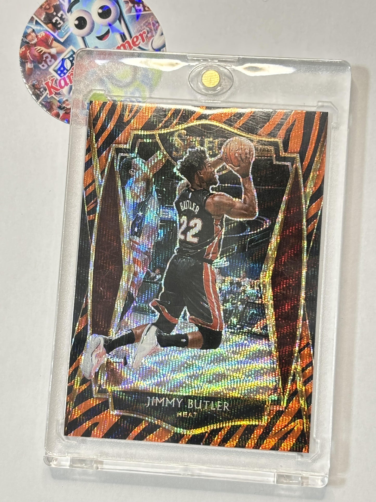 2020-21 Panini Select #115 Jimmy Butler Tiger Prizms Miami Heat