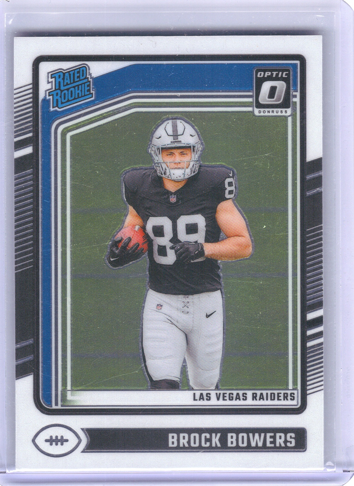 Brock Bowers Las Vegas Raiders 2024 Donruss Optic #215 RC