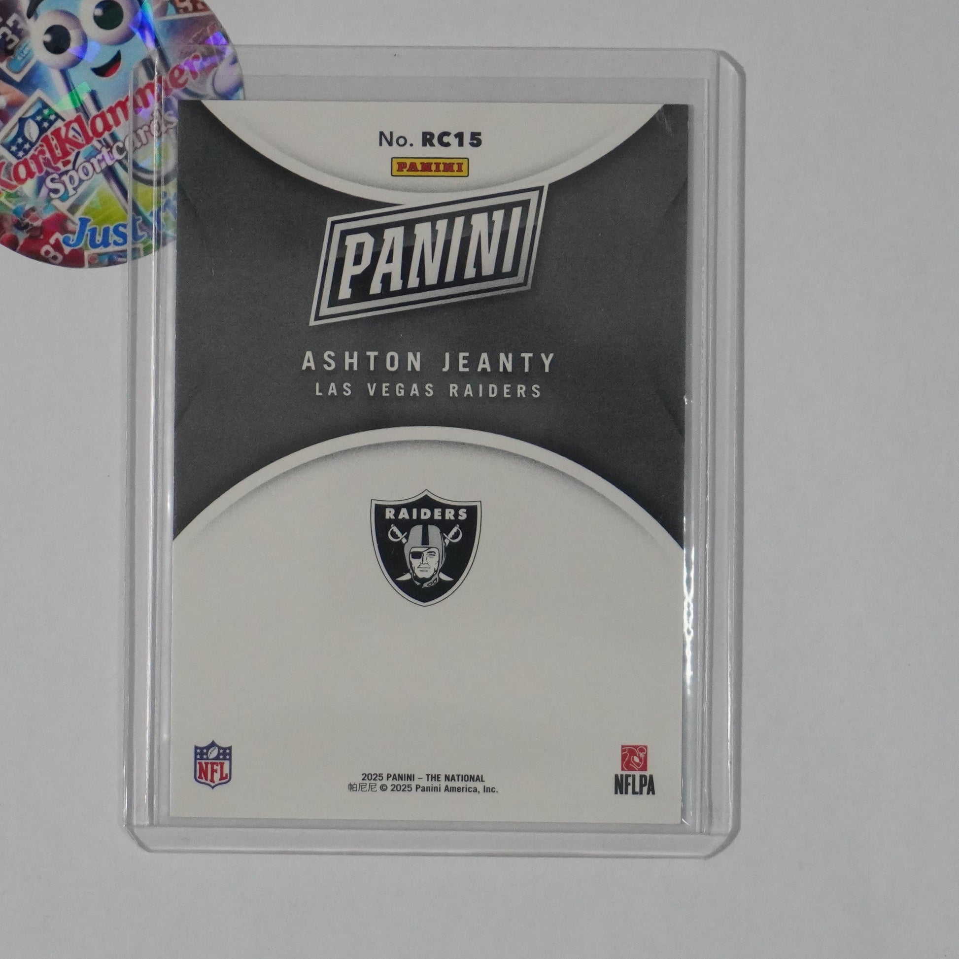 2025 Panini National Convention Silver Packs #RC15 Ashton Jeanty Orange #/199