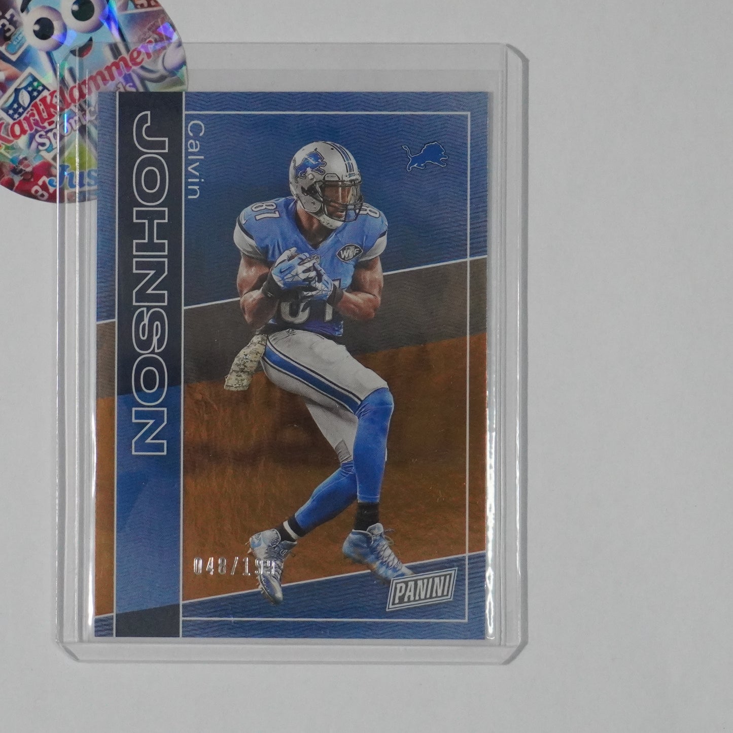 2025 Panini National Convention Silver Packs #27 Calvin Johnson Orange #/199