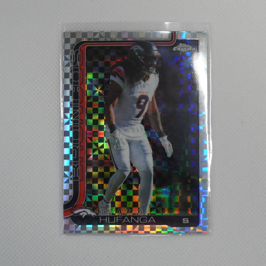 2025 Topps Chrome #94 Talanoa Hufanga X-Fractor Denver Broncos