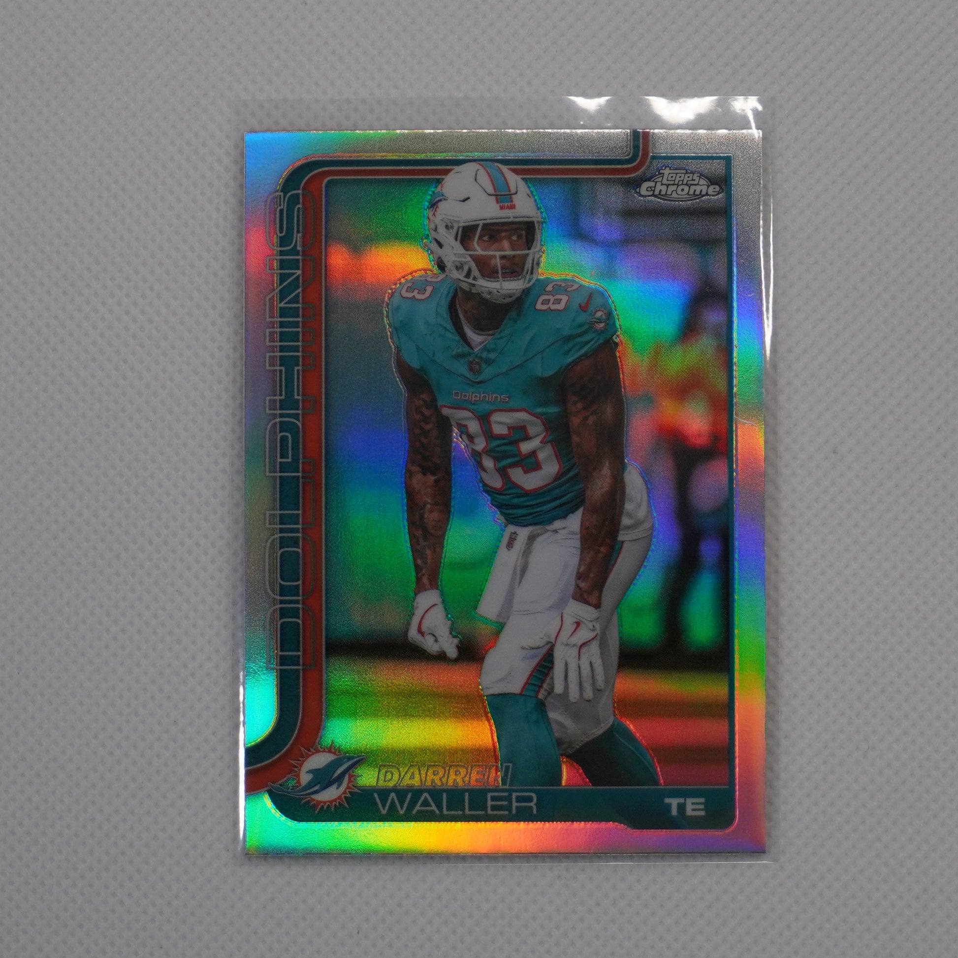 2025 Topps Chrome #193 Darren Waller Topps Refractor Miami Dolphins