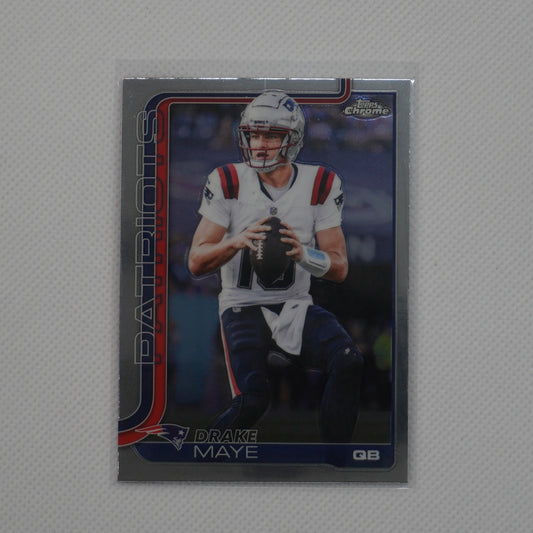 2025 Topps Chrome #207 Drake Maye New England Patriots
