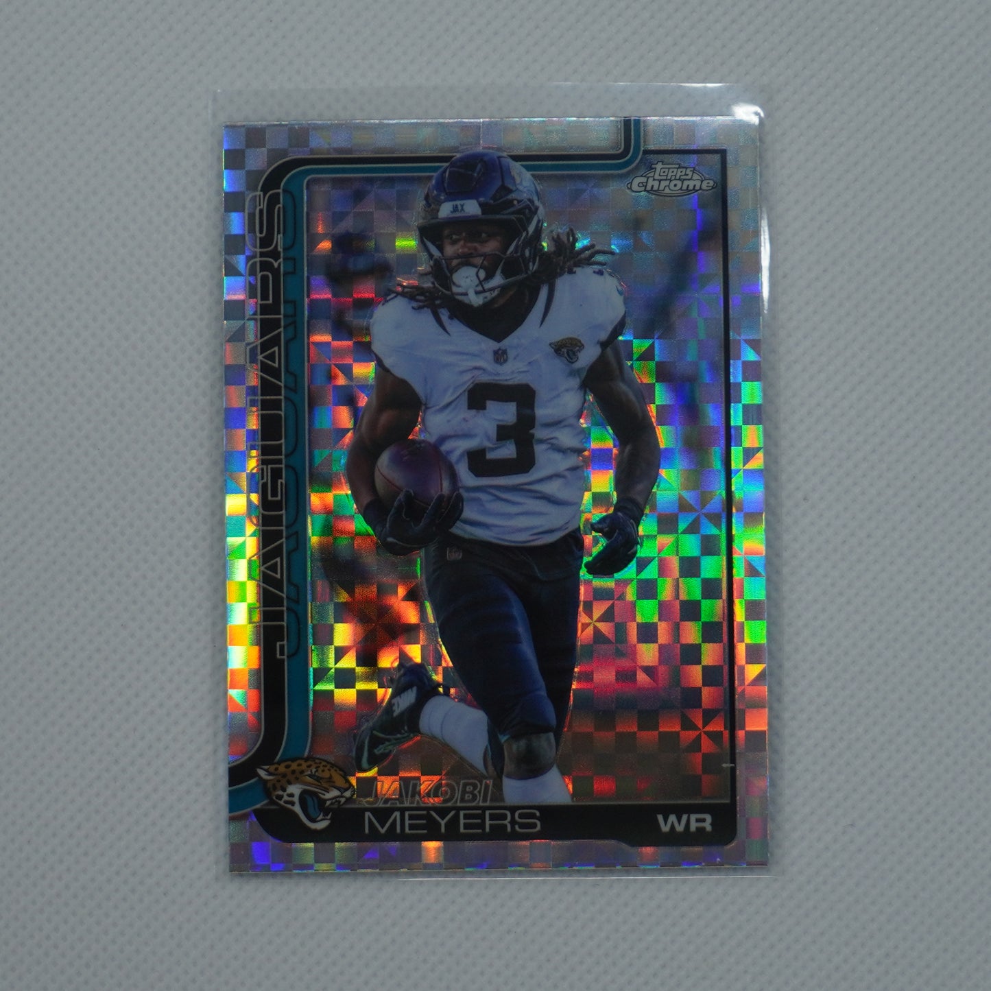 2025 Topps Chrome #176 Jakobi Meyers X-Fractor Jacksonville Jaguars