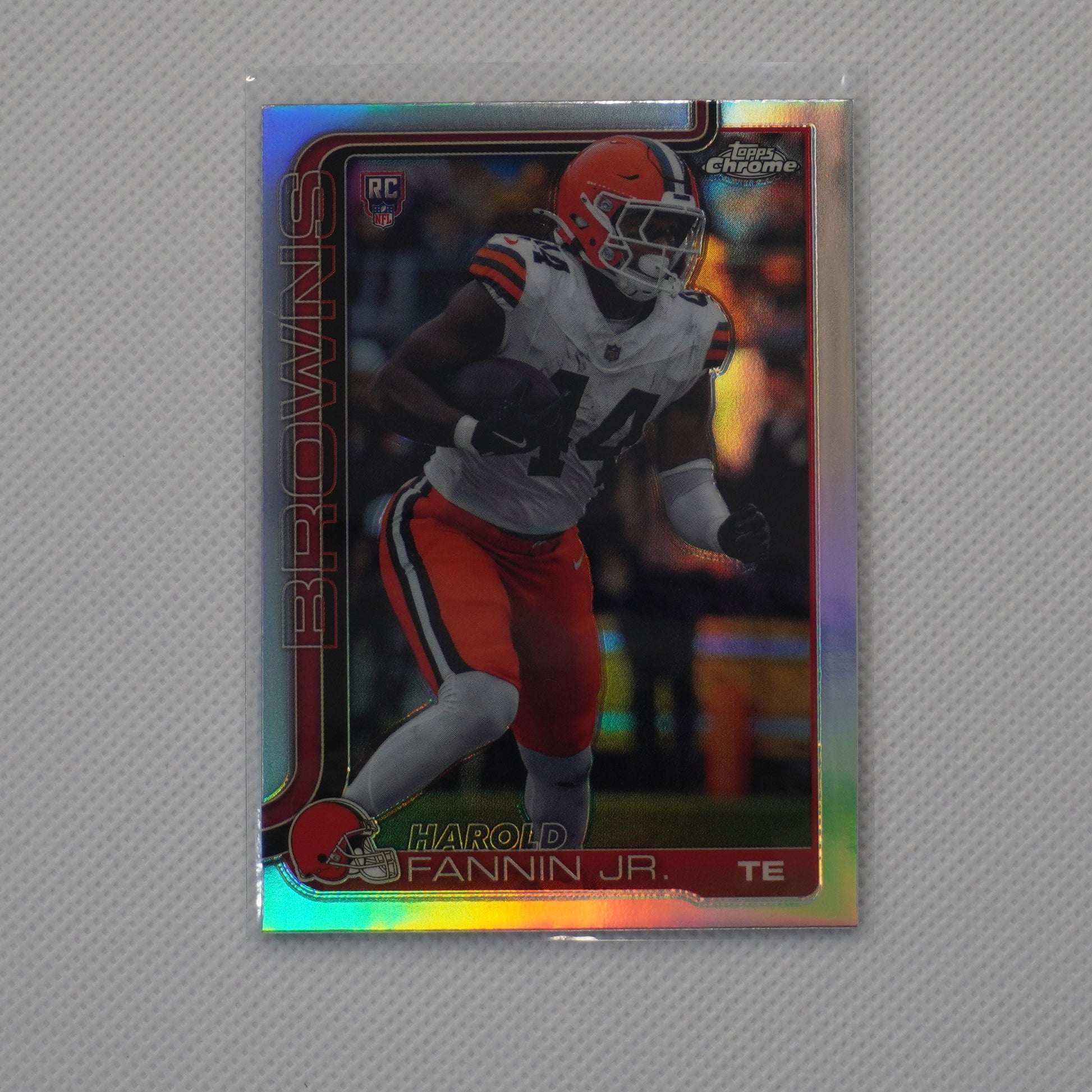 2025 Topps Chrome #339 Harold Fannin Jr. Refractor Cleveland Browns RC