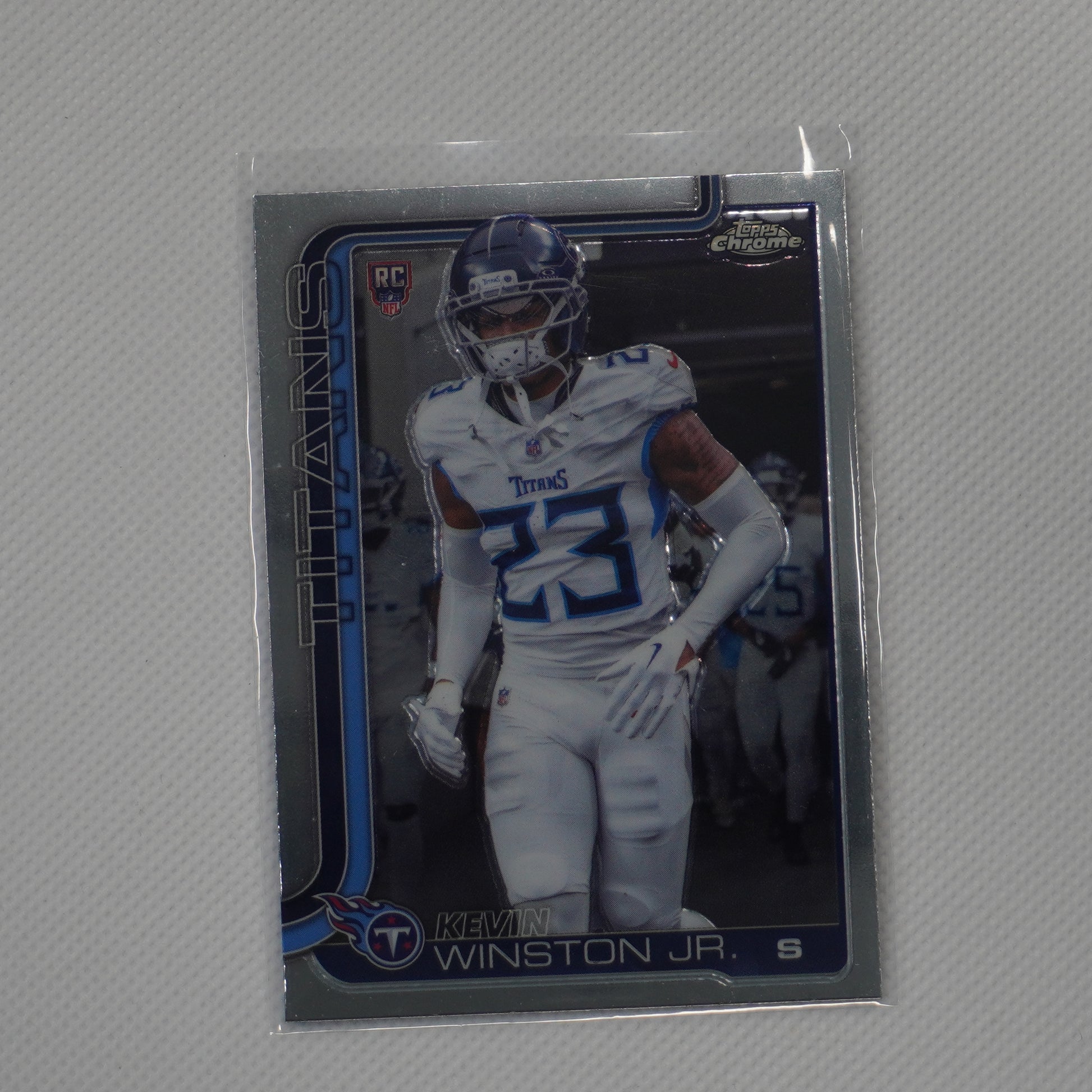 2025 Topps Chrome #375 Kevin Winston Jr. Tennessee Titans RC