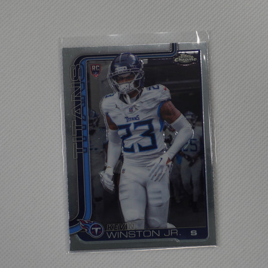2025 Topps Chrome #375 Kevin Winston Jr. Tennessee Titans RC