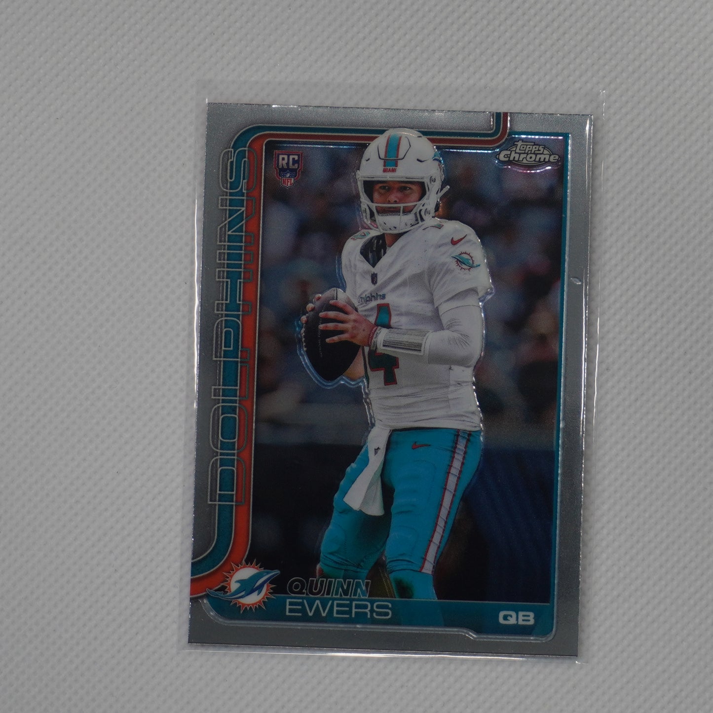 2025 Topps Chrome #316 Quinn Ewers Miami Dolphins RC