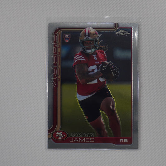 2025 Topps Chrome #329 Jordan James San Francisco 49ers RC