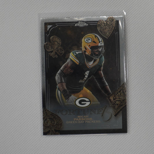 2025 Topps Chrome #F15-11 Micah Parsons Fortune 15 Green Bay Packers
