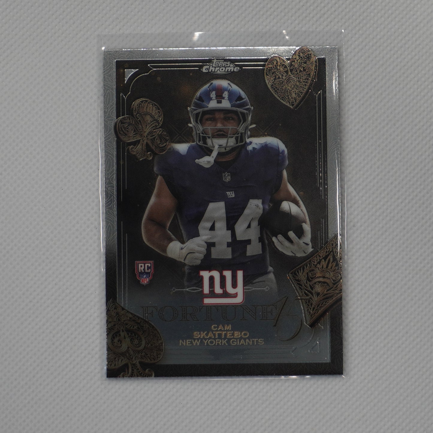 2025 Topps Chrome #F15-27 Cam Skattebo Fortune 15 New York Giants