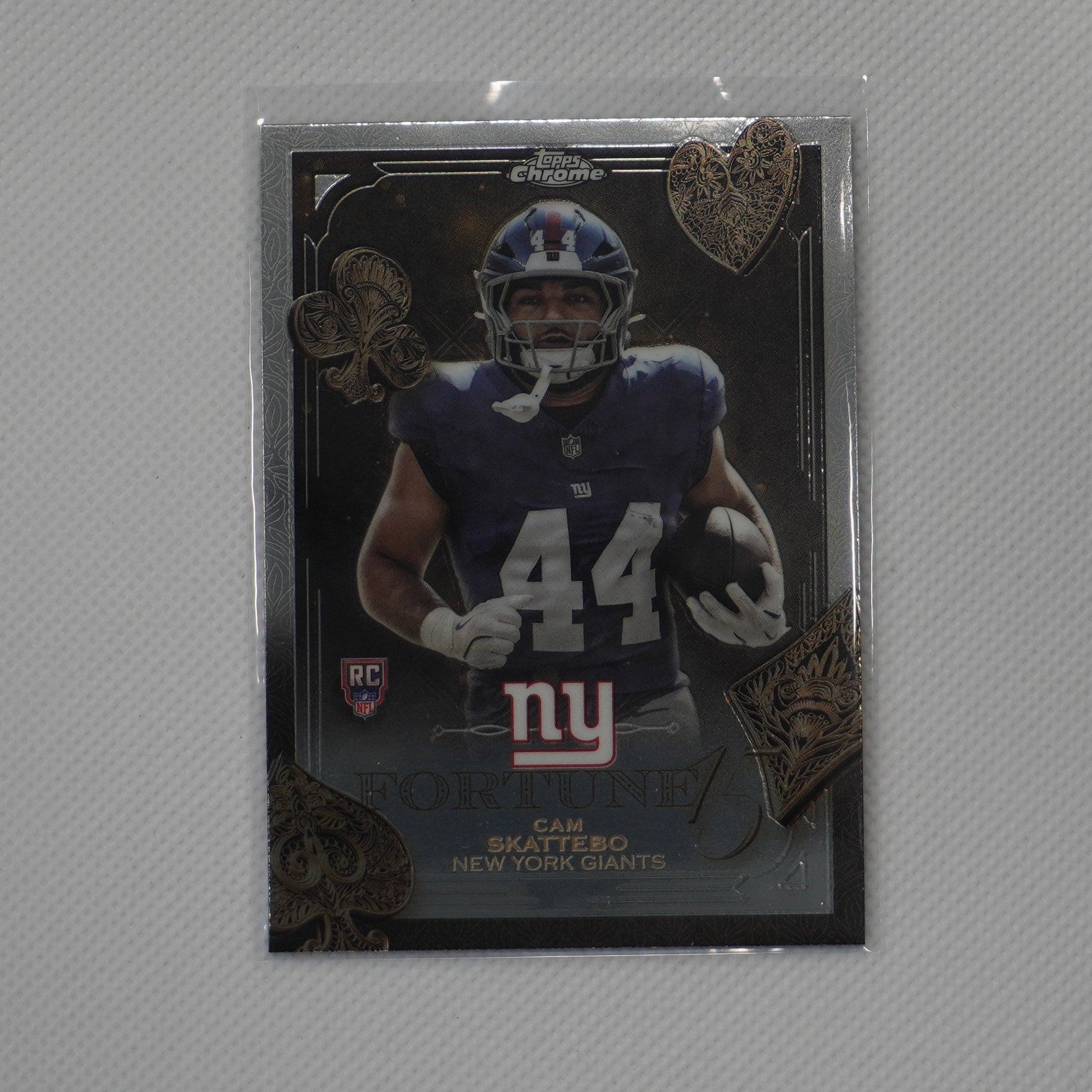 2025 Topps Chrome #F15-27 Cam Skattebo Fortune 15 New York Giants