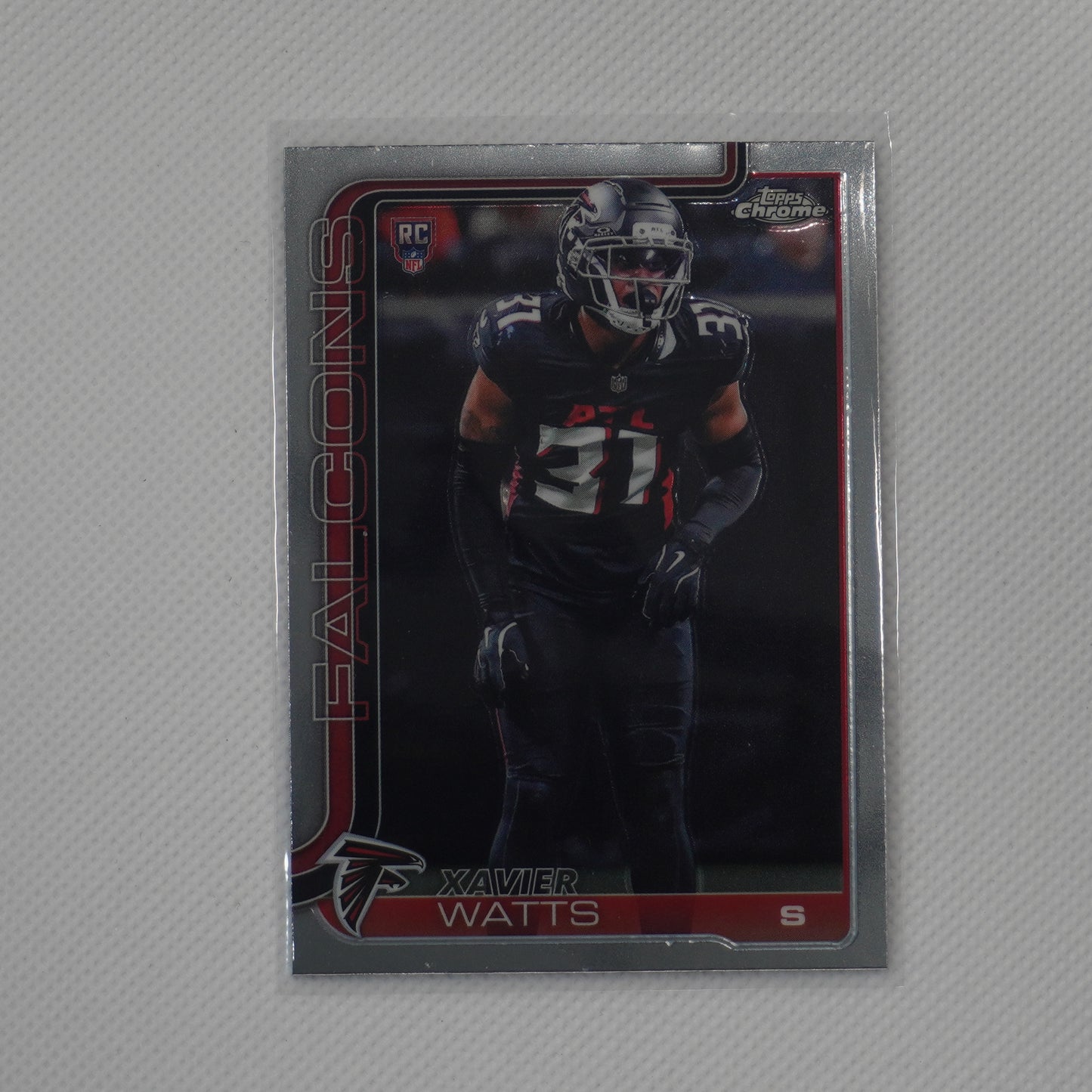 2025 Topps Chrome #393 Xavier Watts Atlanta Falcons RC