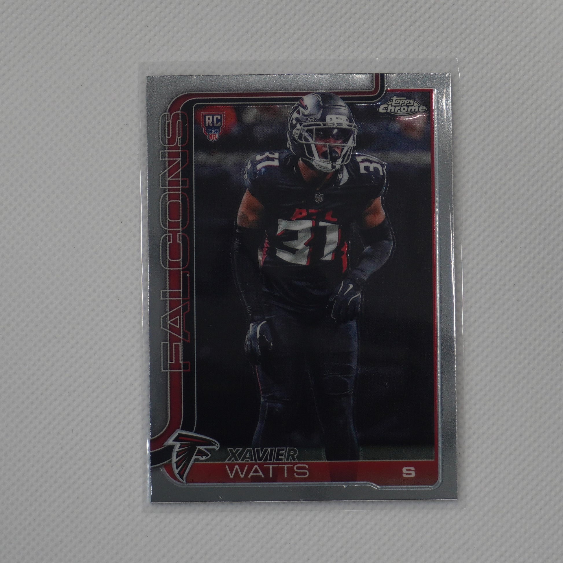 2025 Topps Chrome #393 Xavier Watts Atlanta Falcons RC