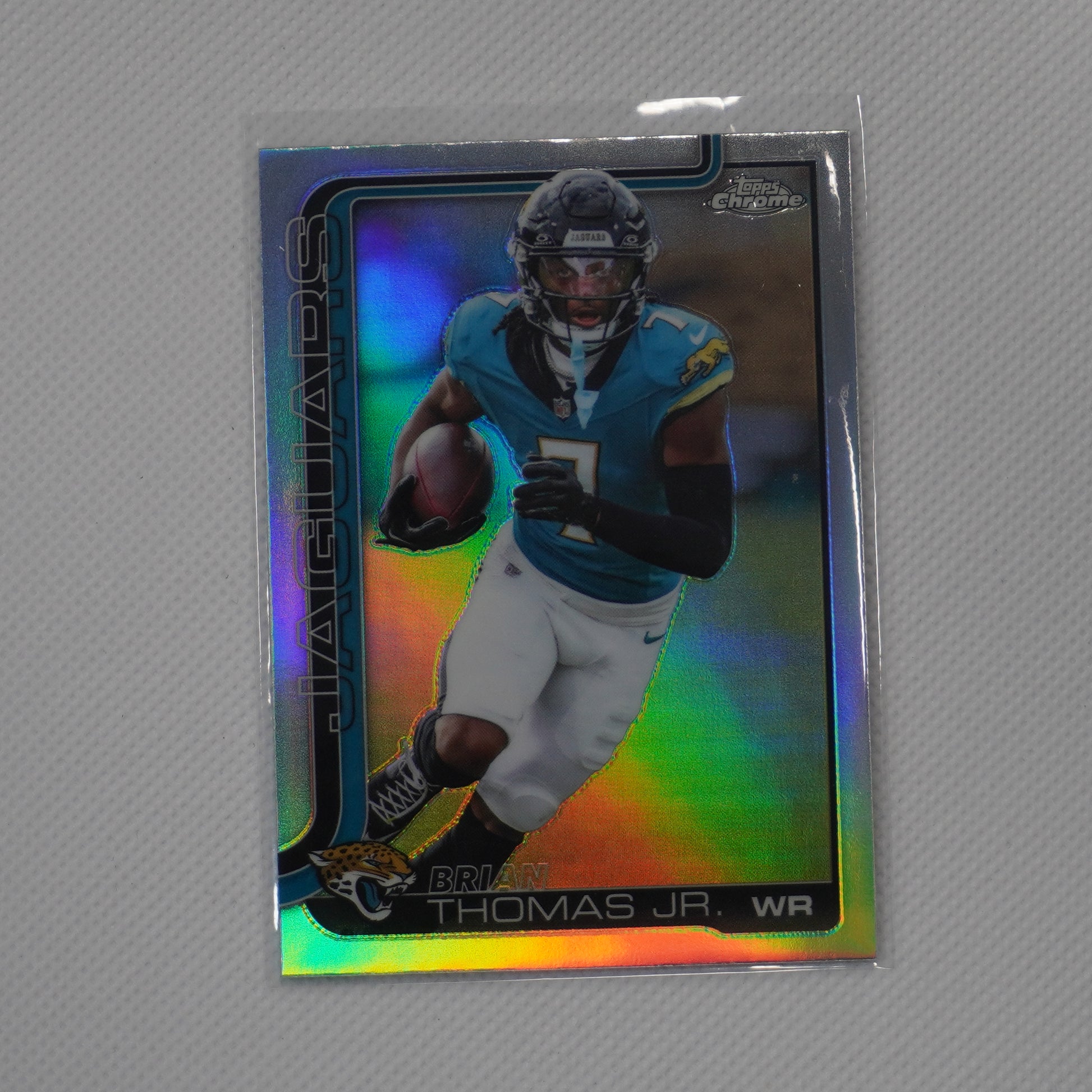 2025 Topps Chrome #135 Brian Thomas Jr. Refractor Jacksonville Jaguars