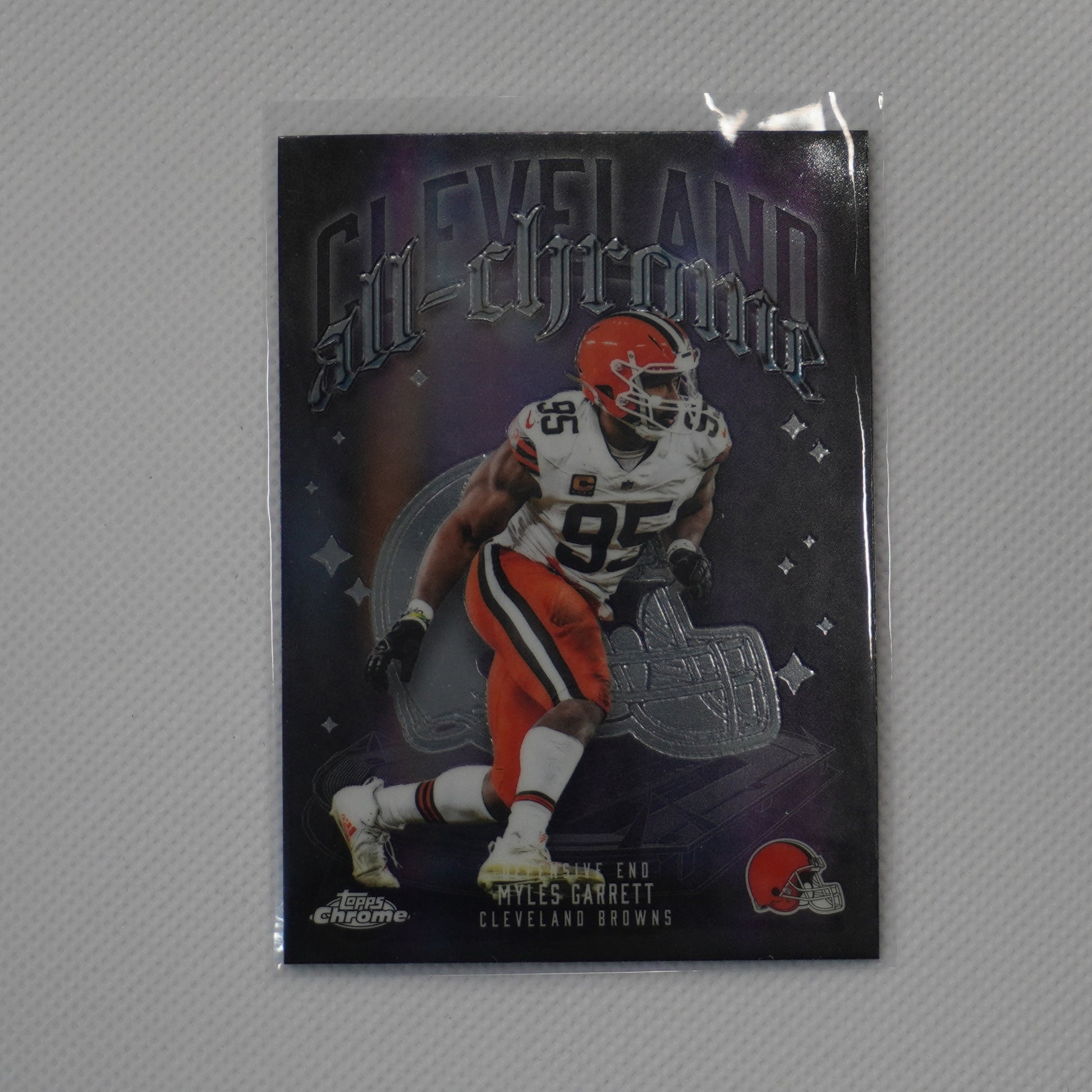 2025 Topps Chrome #ACT-15 Myles Garrett All Chrome Team Cleveland Browns