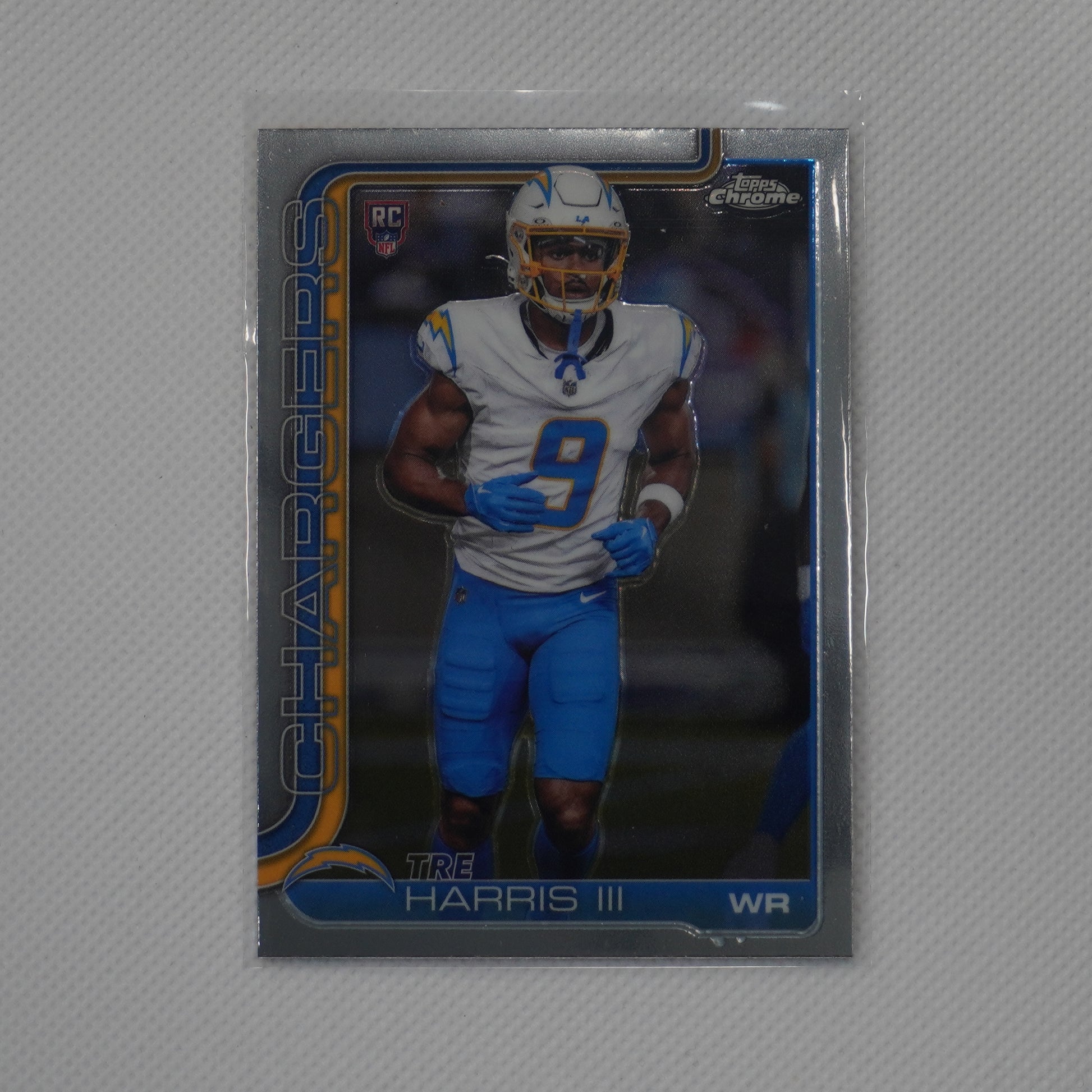 2025 Topps Chrome #338 Tre Harris III Los Angeles Chargers RC