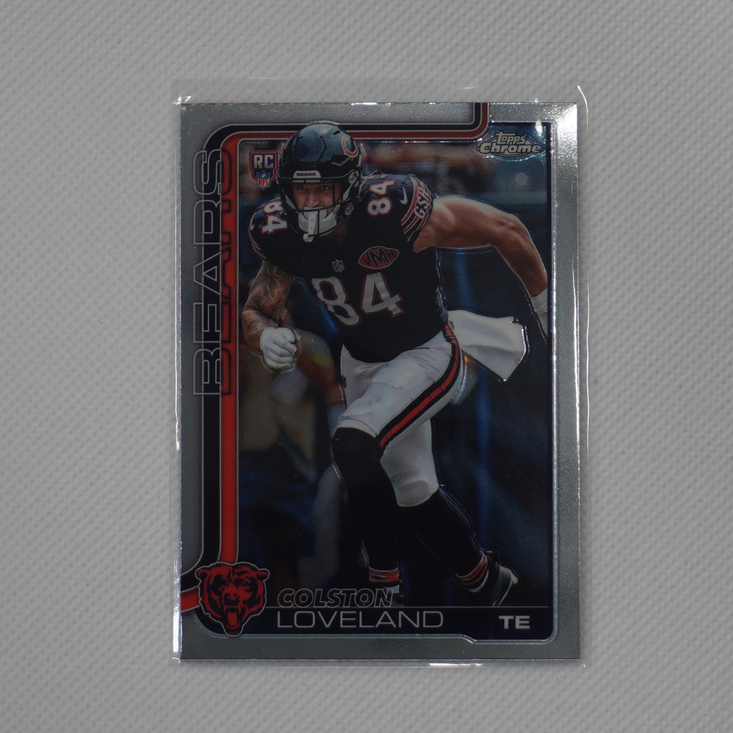2025 Topps Chrome #345 Colston Loveland Chicago Bears RC