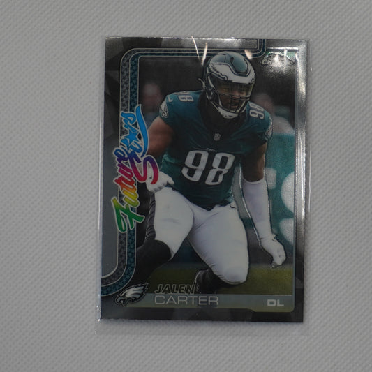 2025 Topps Chrome #FS-25 Jalen Carter Future Stars Philadelphia Eagles