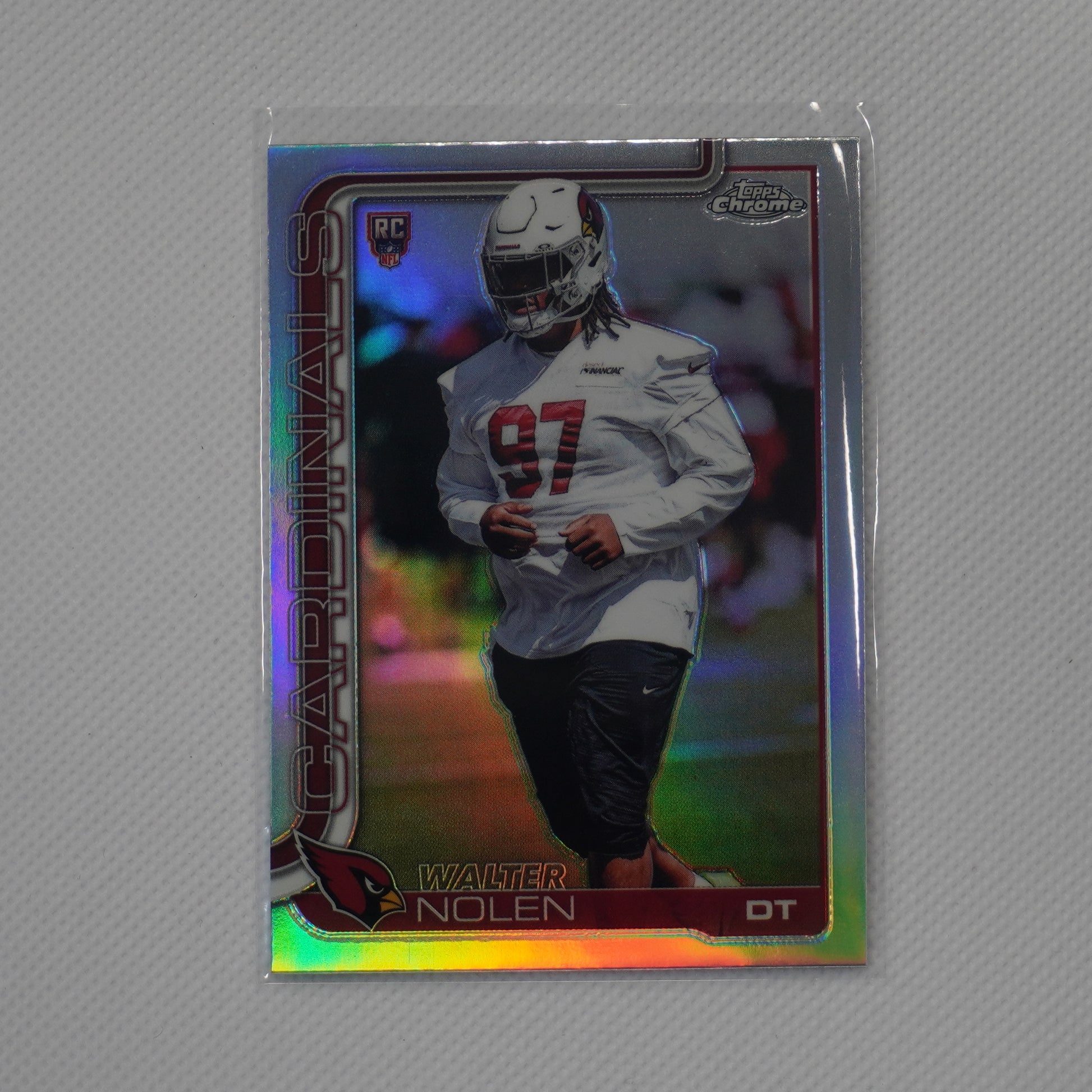 2025 Topps Chrome #365 Walter Nolen Refractor Arizona Cardinals RC