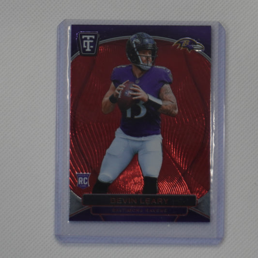 2024 Panini Totally Certified #120 Devin Leary Mirror Red #/249 Baltimore Ravens