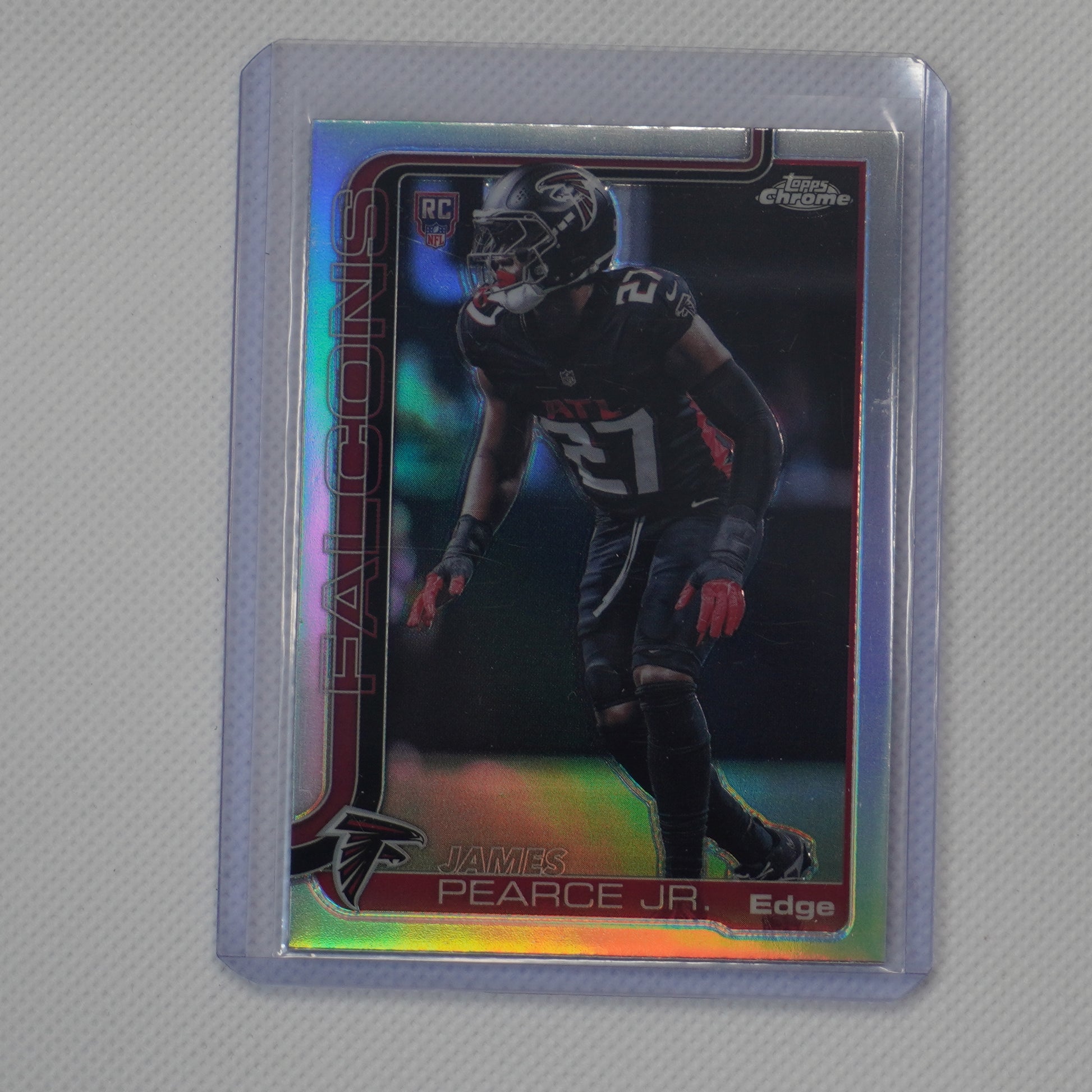 2025 Topps Chrome #351 James Pearce Jr. Refractor Atlanta Falcons RC