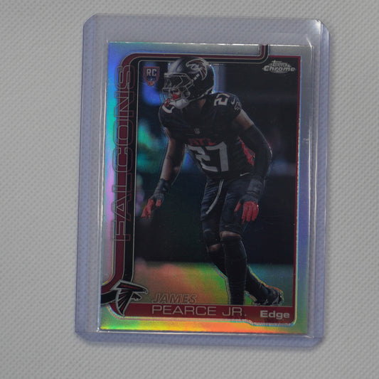 2025 Topps Chrome #351 James Pearce Jr. Refractor Atlanta Falcons RC