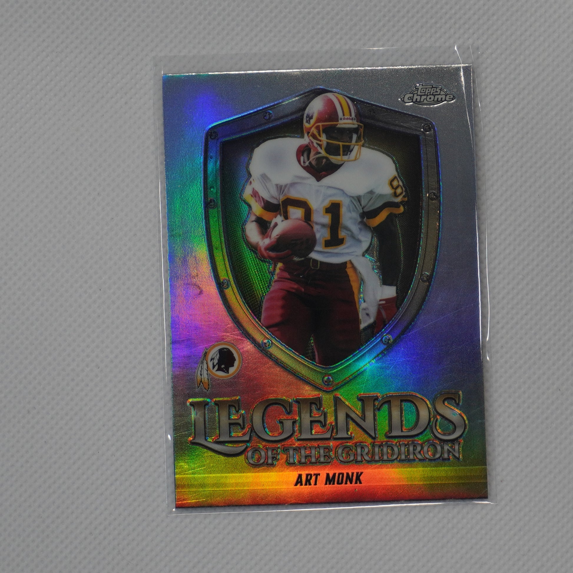 2025 Topps Chrome #LOG-19 Art Monk Legends of the Gridiron Refractor Washington