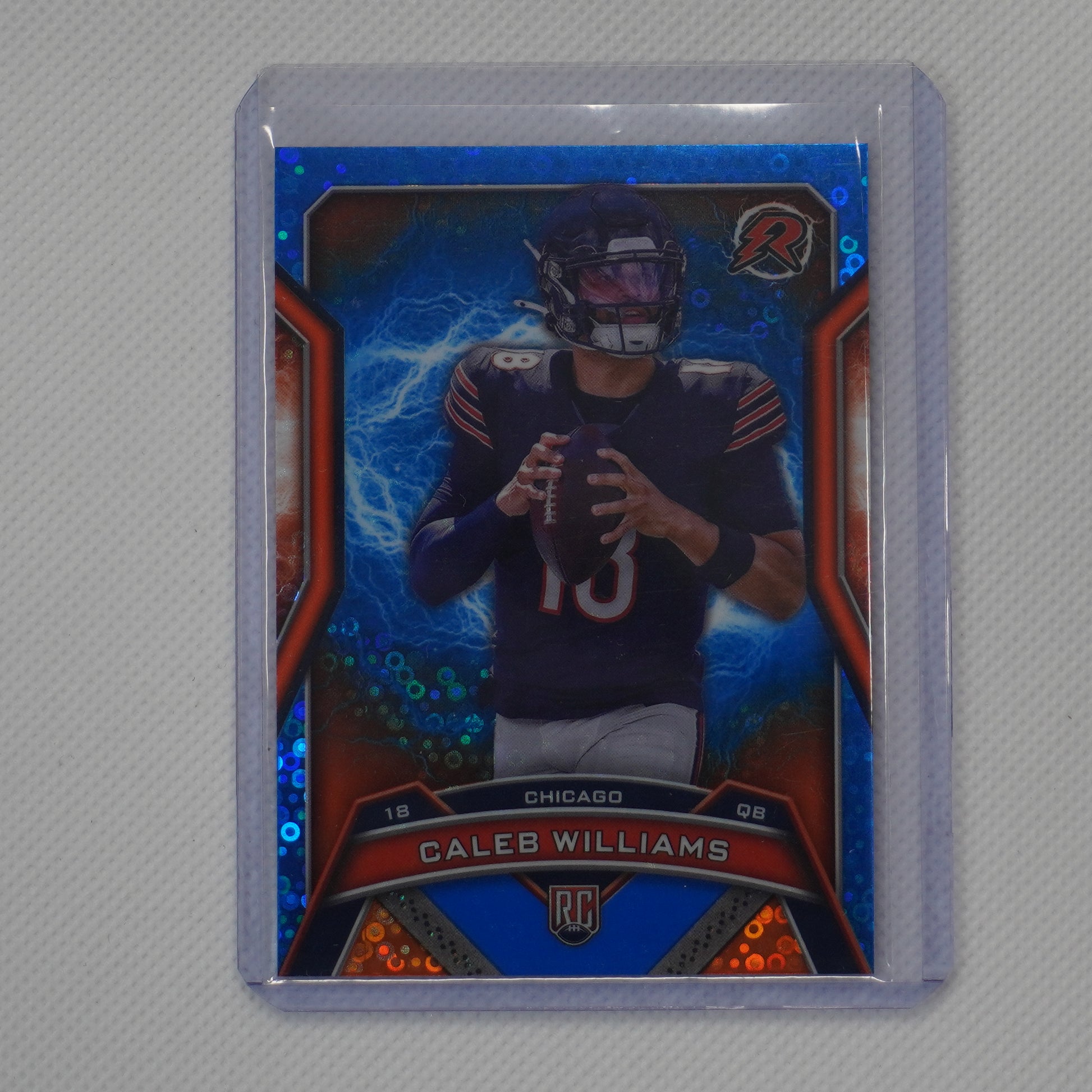 2024 Topps Resurgence #117 Caleb Williams Blue & Orange Spark Chicago Bears RC