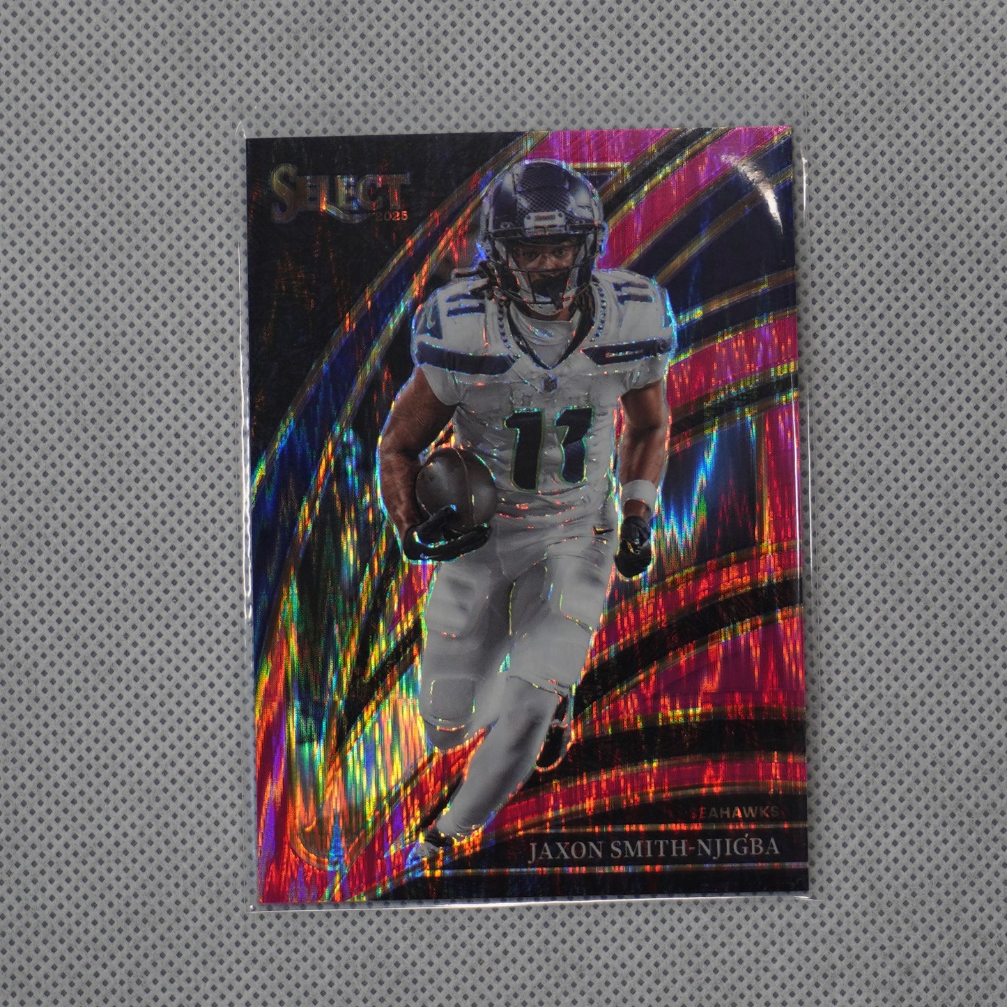 2025 Panini Select #213 Jaxon Smith-Njigba Pink Prizm Shock Seattle Seahawks