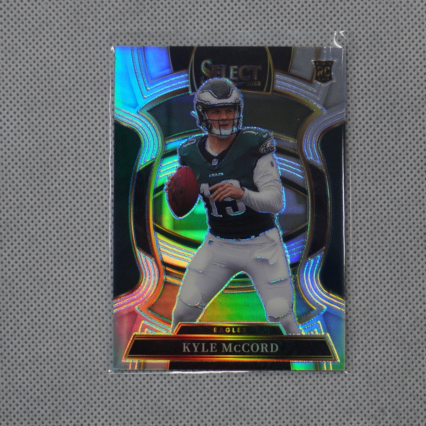 2025 Panini Select #91 Kyle McCord Silver Prizm Philadelphia Eagles RC