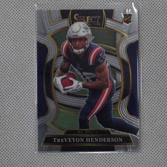 2025 Panini Select #78 TreVeyon Henderson New England Patriots RC