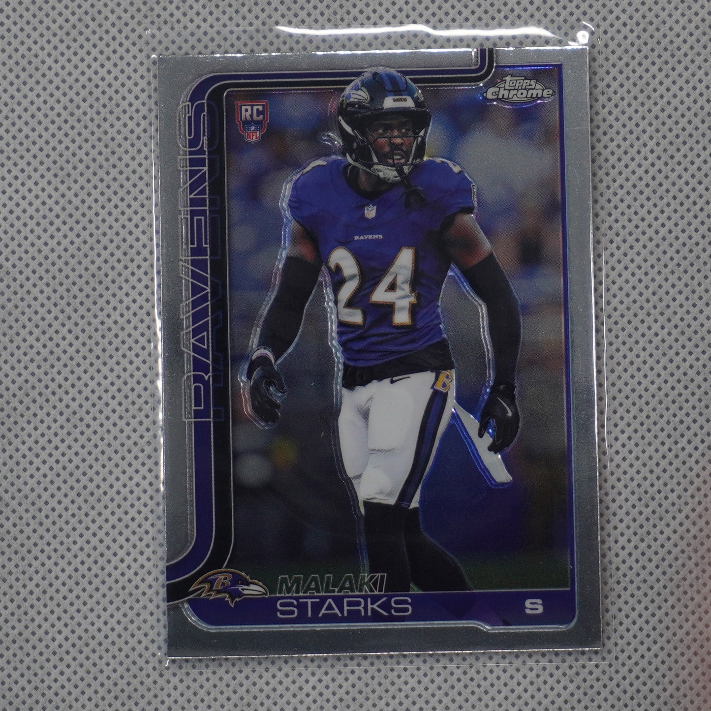 2025 Topps Chrome #347 Malaki Starks Baltimore Ravens RC