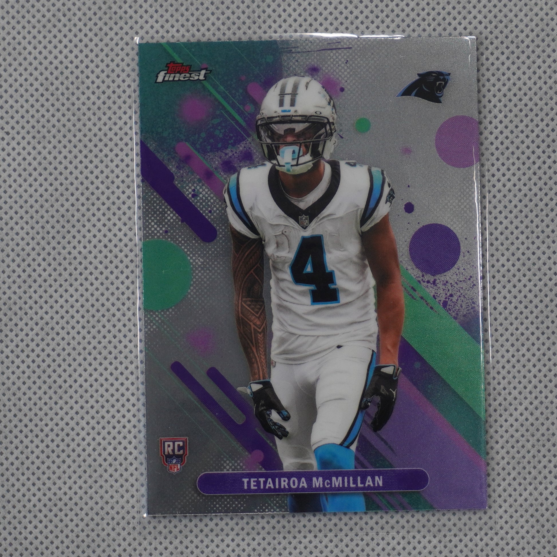 2025 Finest #23 Tetairoa McMillan Carolina Panthers RC