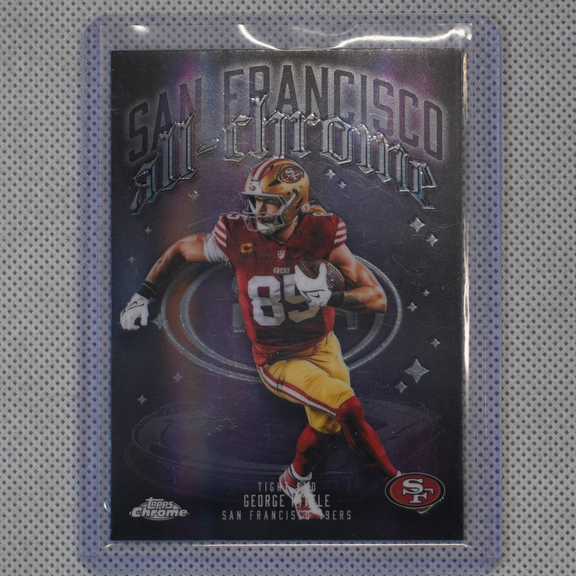 2025 Topps Chrome #ACT-11 George Kittle All Chrome Team San Francisco 49ers