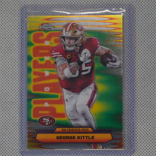 2025 Topps Chrome #PP-33 George Kittle Power Players San Francisco 49ers