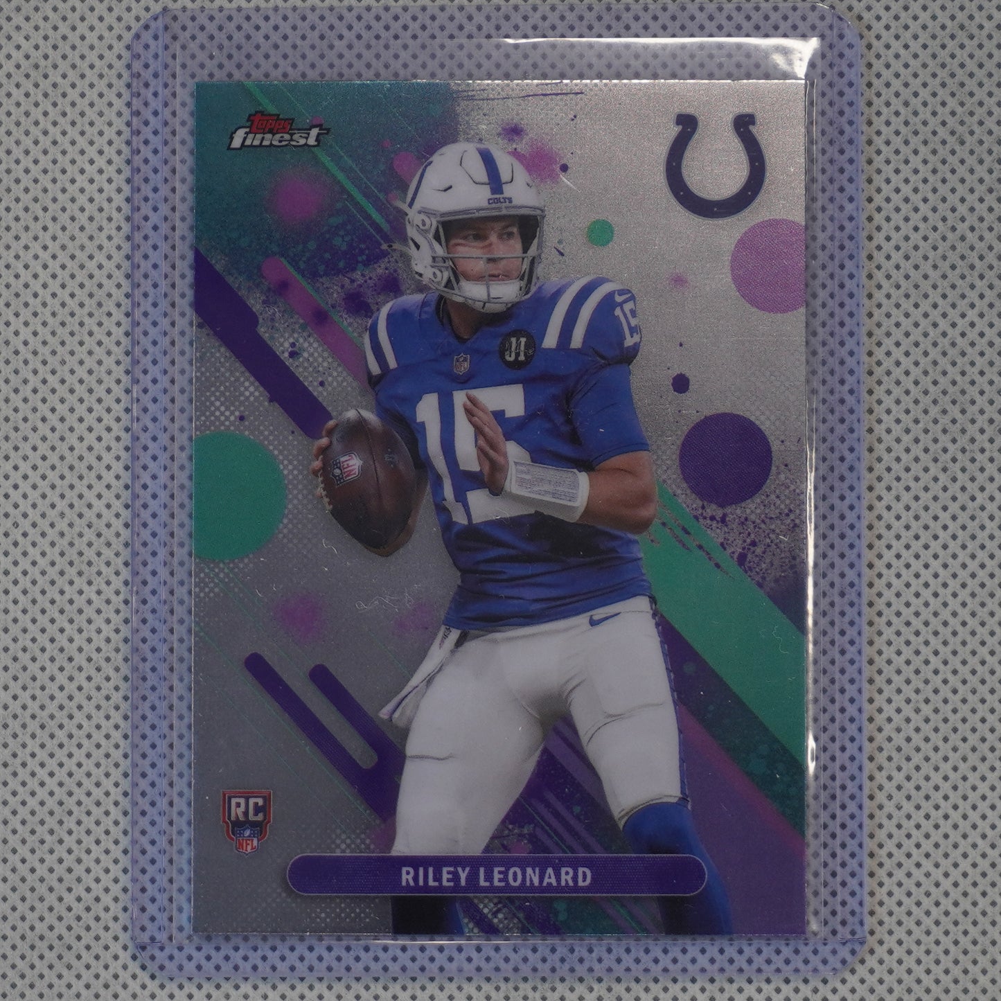2025 Finest #9 Riley Leonard Indianapolis Colts RC