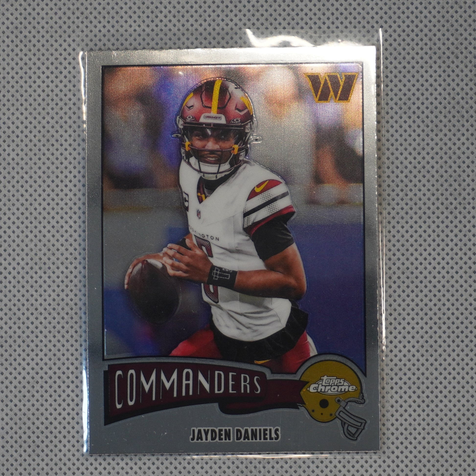 2025 Topps Chrome #1975-34 Jayden Daniels 1975 Topps Washington Commanders