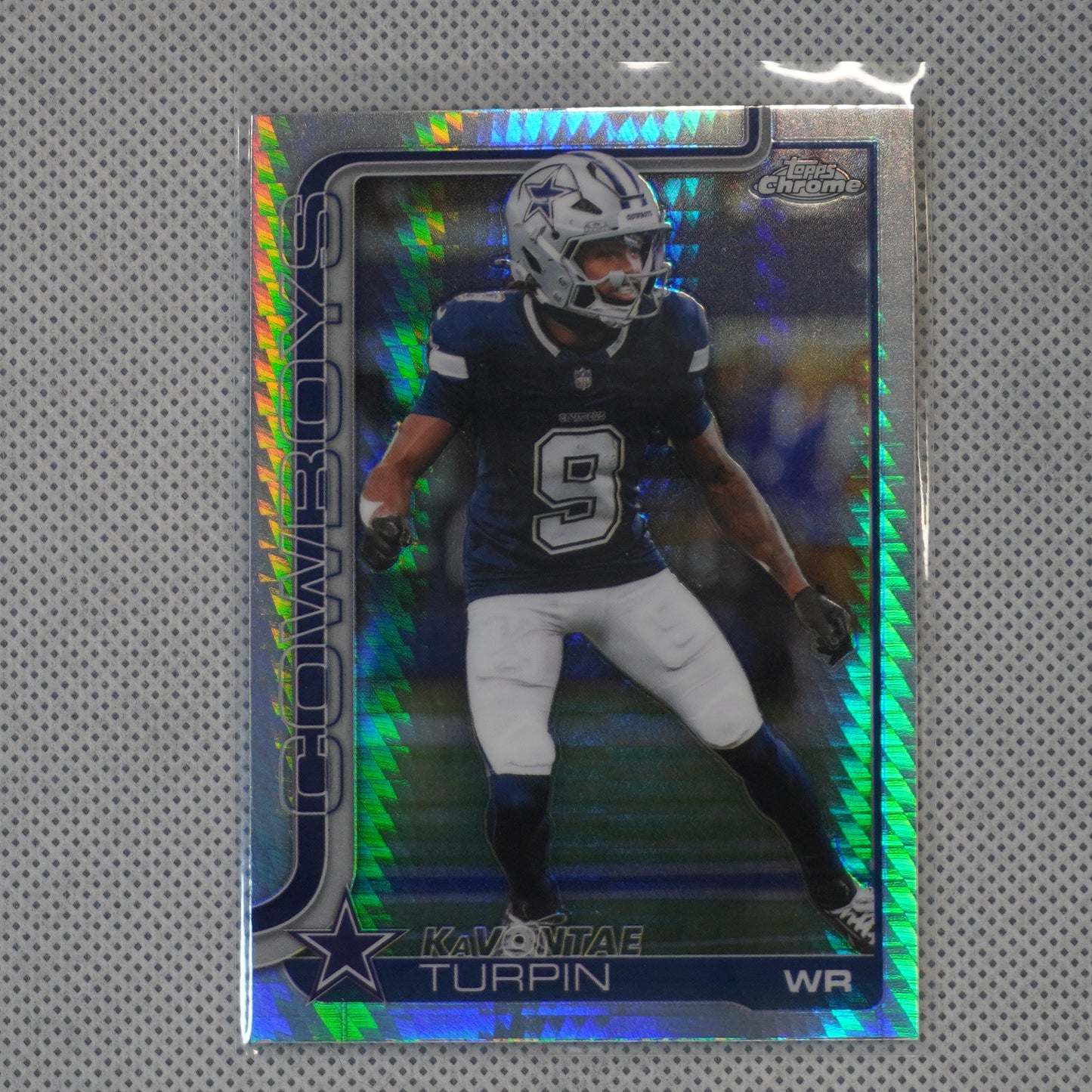2025 Topps Chrome #84 KaVontae Turpin Prism Refractor Dallas Cowboys
