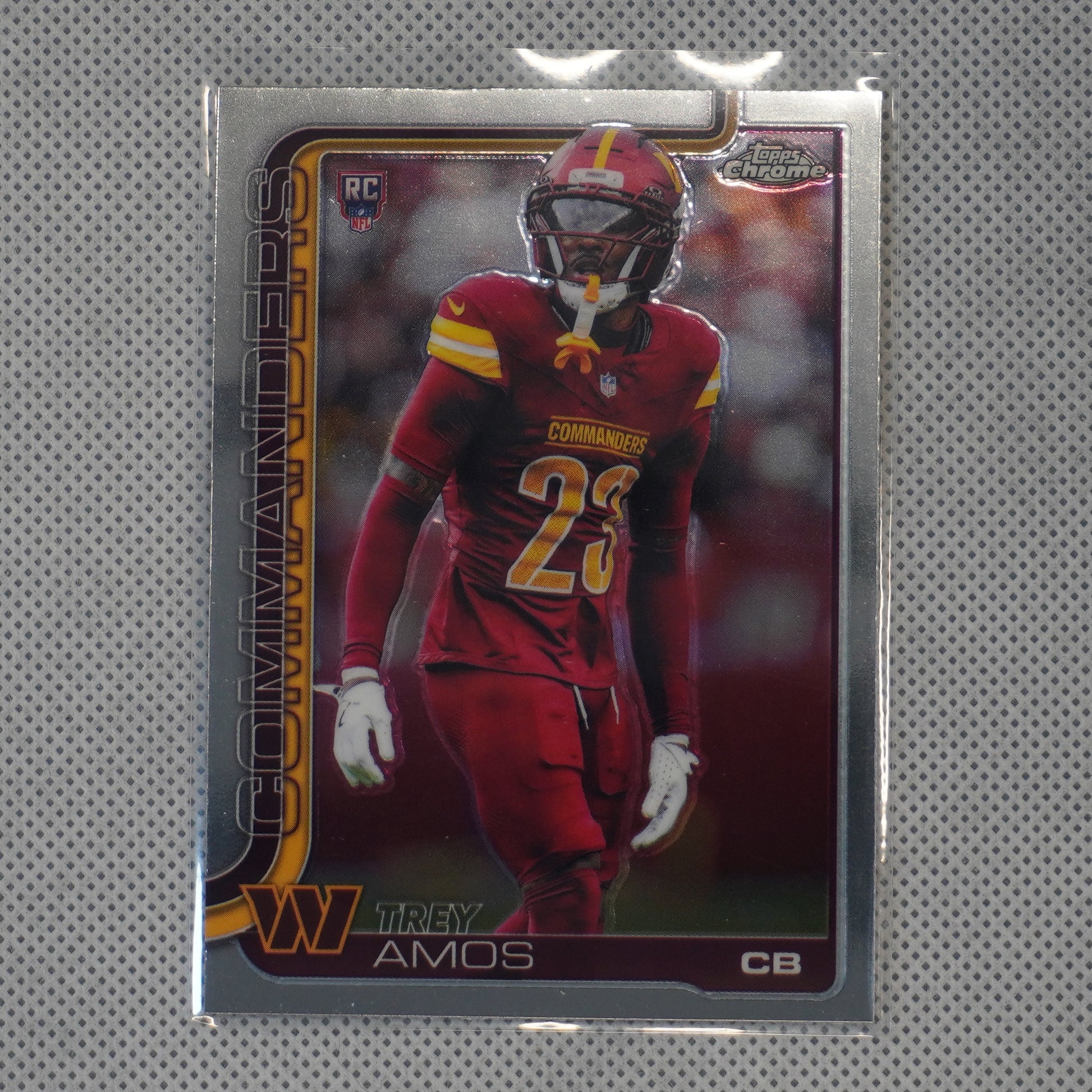 2025 Topps Chrome #371 Trey Amos Washington Commanders RC