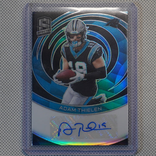 2023 Panini Spectra #SIG-ATH Adam Thielen Signatures #/199 Carolina Panthers SN,AU