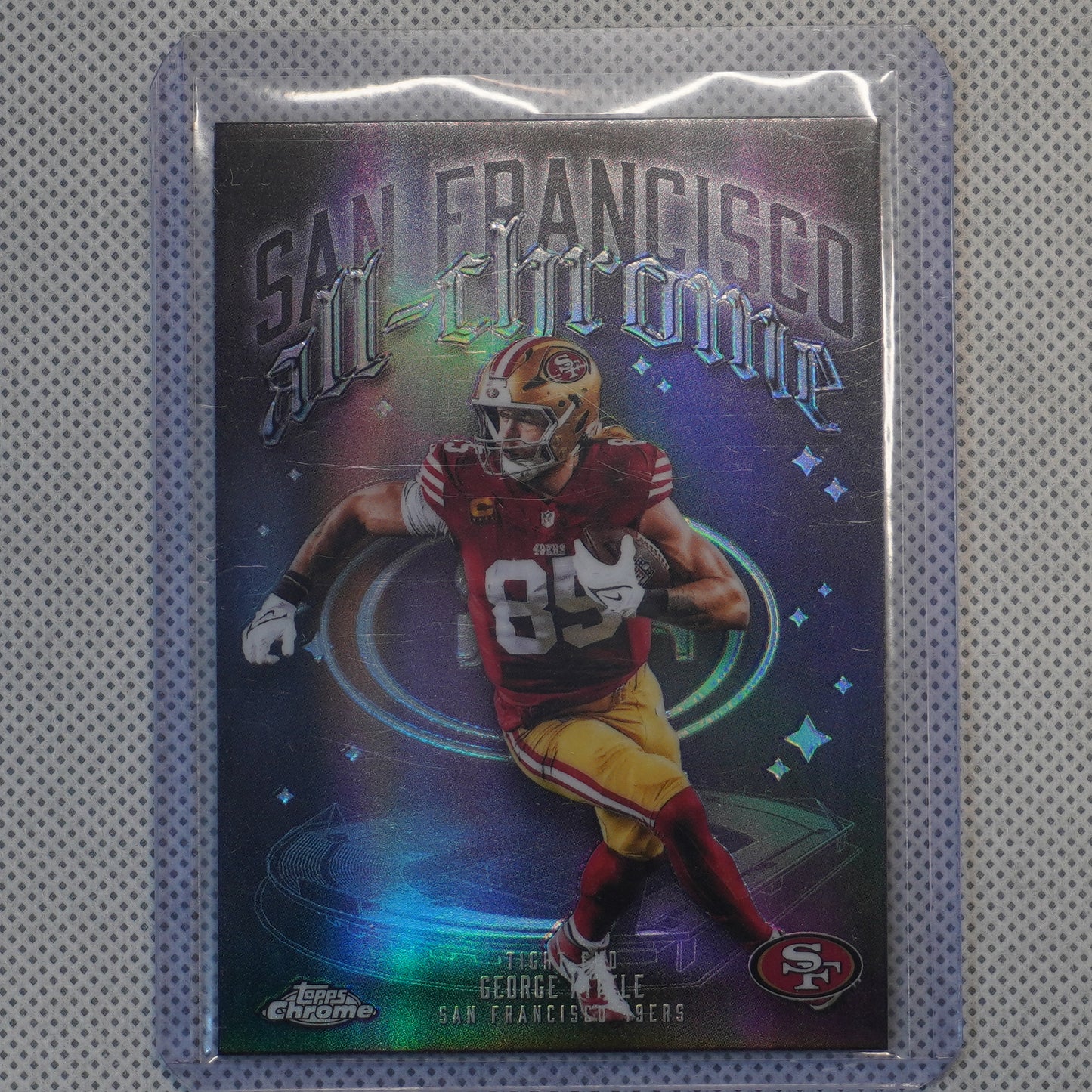 2025 Topps Chrome #ACT-11 George Kittle All-Chrome Team Refractor San Francisco 49ers