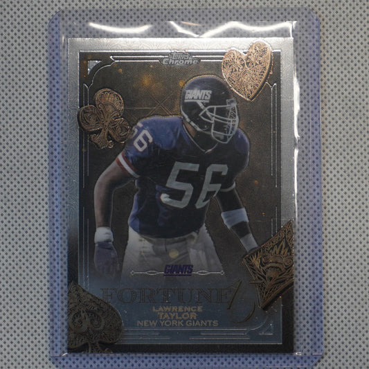 2025 Topps Chrome #F15-32 Lawrence Taylor Fortune 15 New York Giants