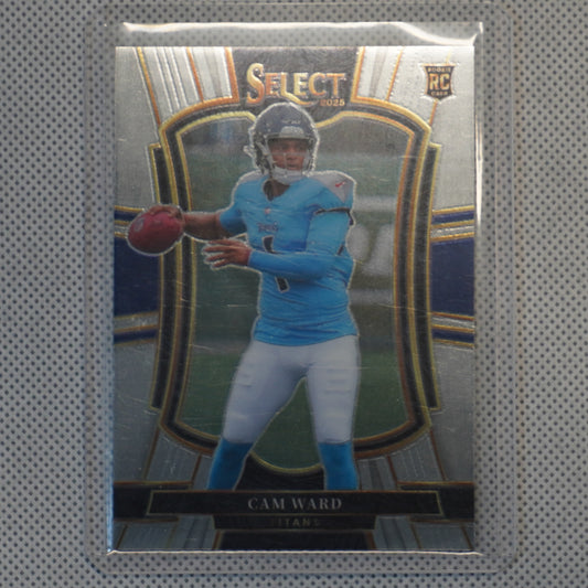 2025 Panini Select #126 Cam Ward Tennessee Titans RC
