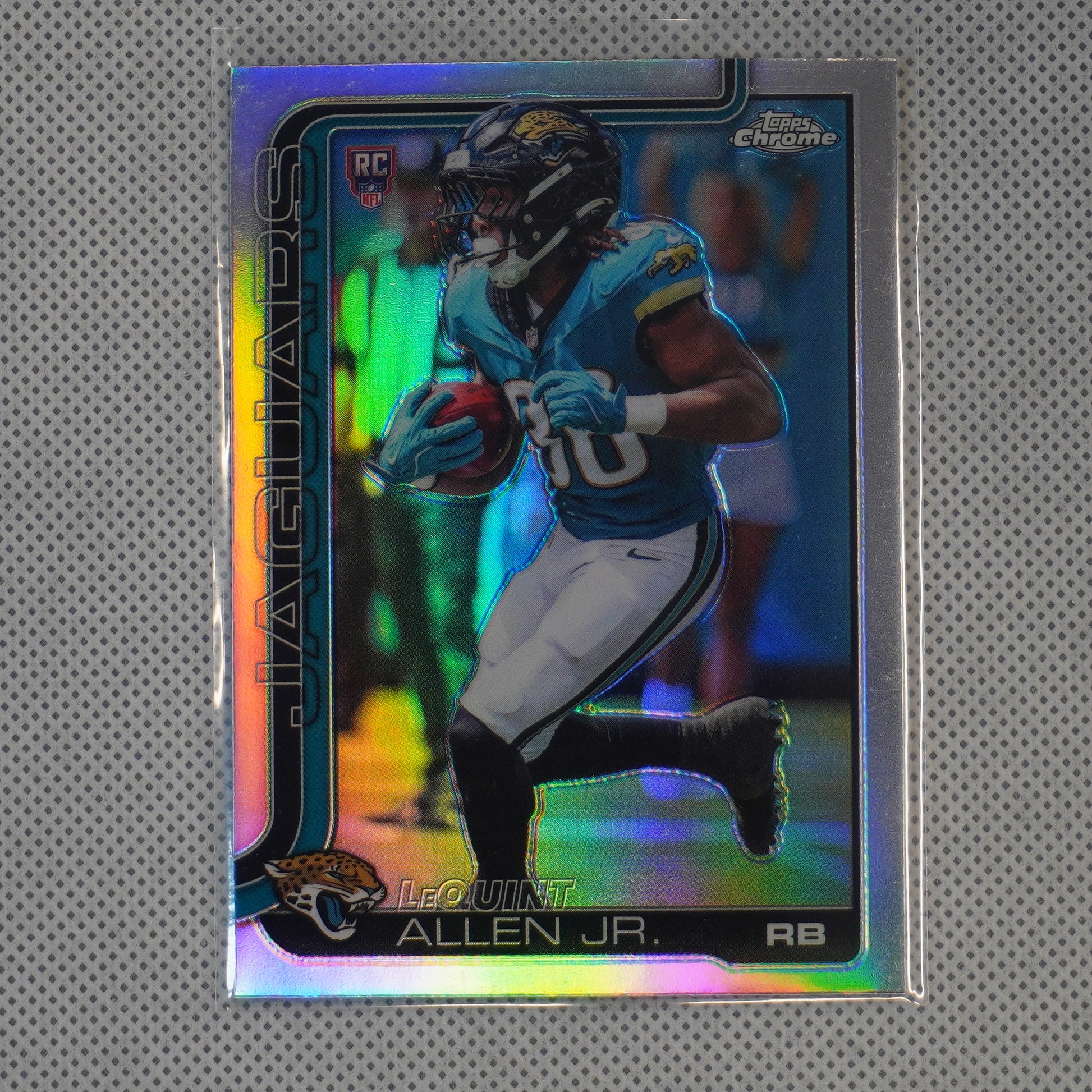2025 Topps Chrome #384 LeQuint Allen Jr. Refractor Jacksonville Jaguars RC