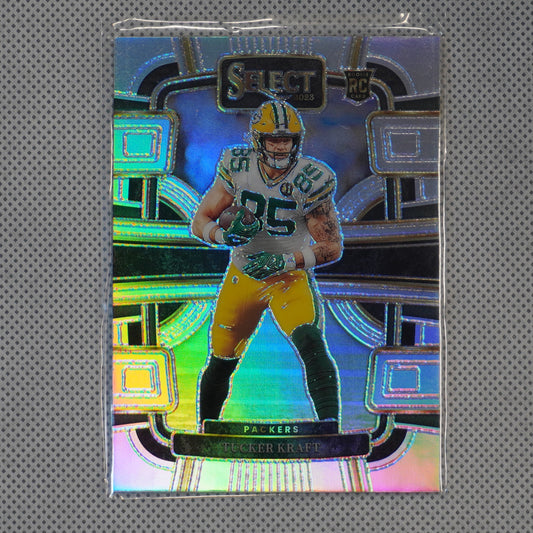 2023 Panini Select #37 Tucker Kraft Silver Prizms Green Bay Packers RC