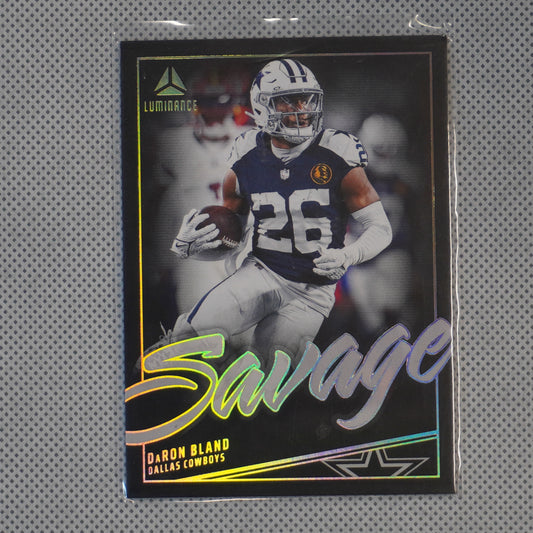 2024 Panini Luminance #SAV-DBD DaRon Bland Savage Dallas Cowboys