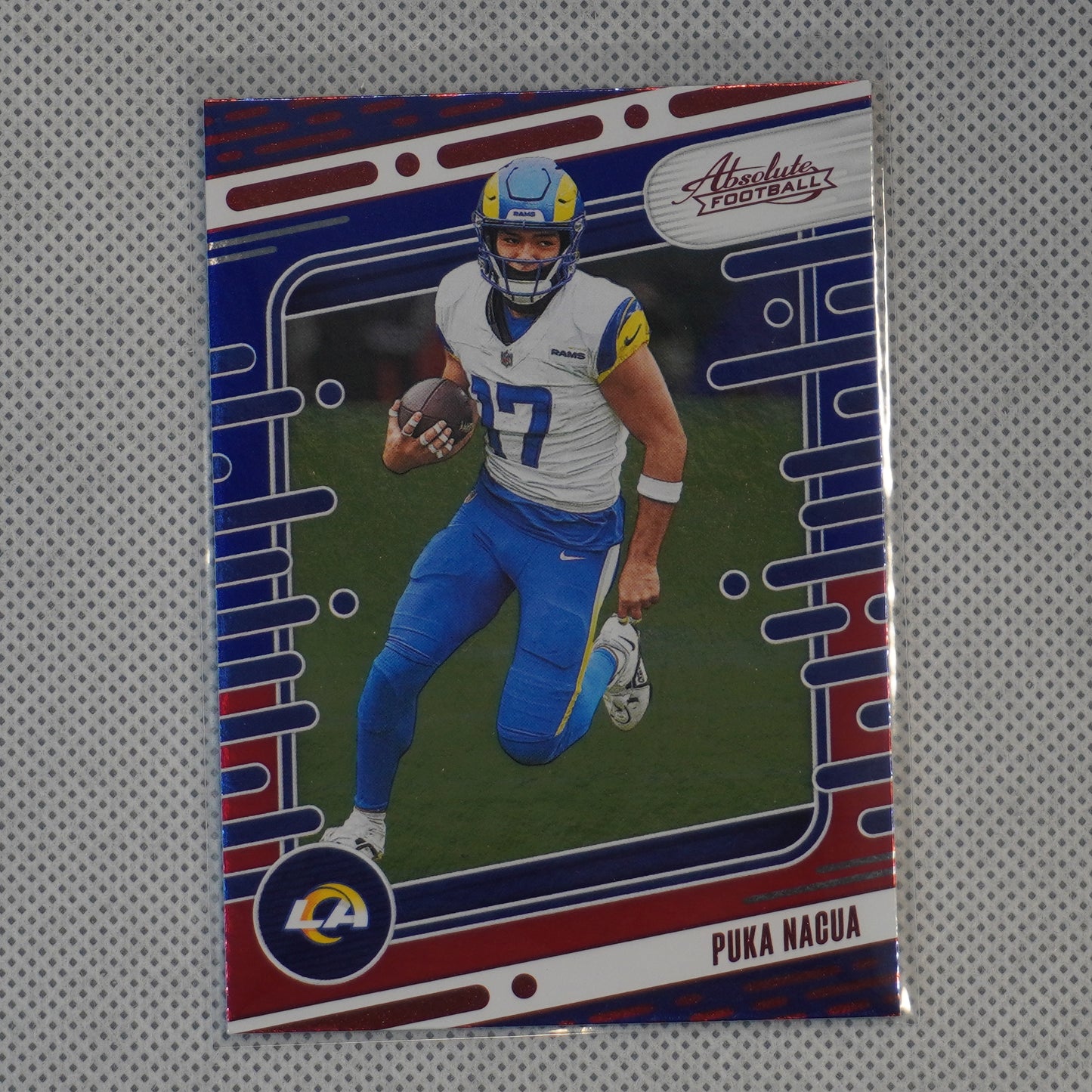 2024 Panini Absolute #61 Puka Nacua Red and Blue Los Angeles Rams